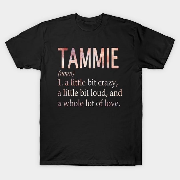 Tammie Girl Name Definition T-Shirt by ThanhNga